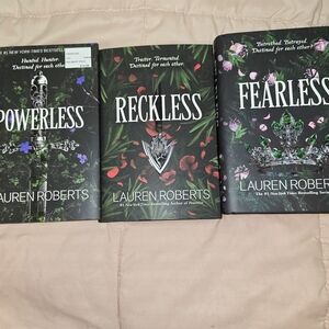Lauren Roberts Powerless Trilogy Book Set - Powerless, Reckless, Fearless